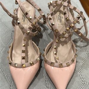 Valentino Pink Studded Heels